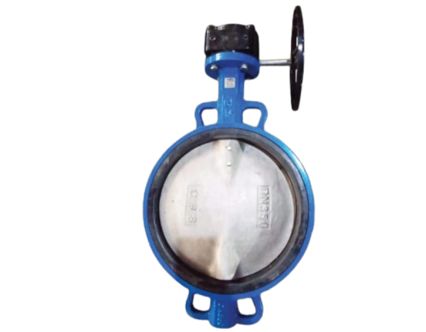 BUTTERFLY VALVE WAFER TYPE GEAR DUCTILE IRON BRACO