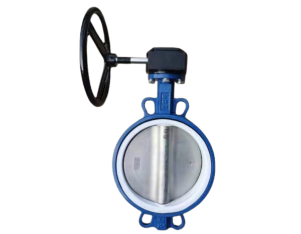 BUTTERFLY VALVE WAFER TYPE GEAR OPT PTFE BRACOO